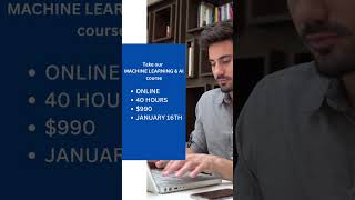Short Course: Machine Learning & Artificial Intelligence #shorts