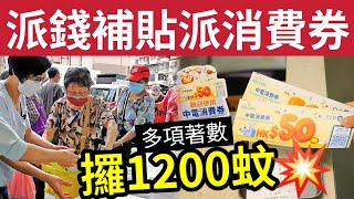 全港派錢！政府派錢「最多攞$1200」12項補貼！長者餐廳「優惠32間」中電消費券「領取資格」懶人包！