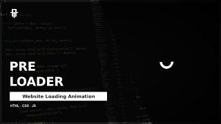 Website Preloader | Website Loading Animation