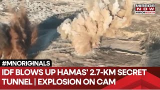 Israeli Forces Destroy Tunnel In Northern Gaza, Shares Video | Evacuation Announced In Khan Younis