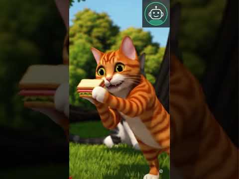 Mama Cat’s Cozy Picnic Adventure | #catvideos #party #aismartdesk