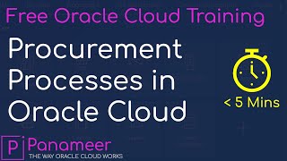 Oracle Cloud Tutorial Ep 0082 | Procurement Business Process Flow in Visio for Procurement Cloud