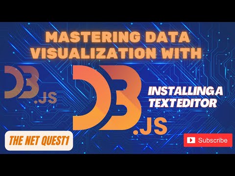 Mastering Data Visualization with D3.js | D3.js Installing a Text Editor
