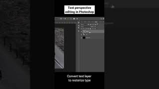 Photoshop perspective text edit| photoshop tricks#shorts#photoshop#howtoedit#photoediting#typography