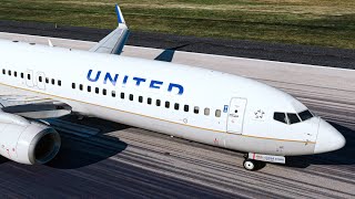 (FS2020) United Airlines / B737-824(WL) / Denver to LaGuardia