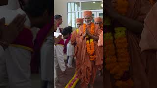 Arrival of Mahant Swami | 7th Brahmasatra | Gurukul Dallas, USA