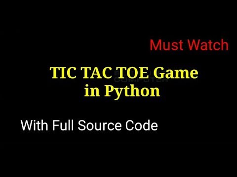 Tic TacToe Game In Python