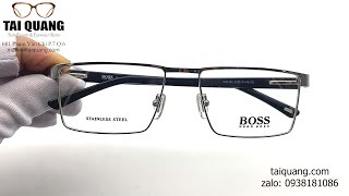 Gọng kính Hugo Boss Stainless Steel Mã HB2181 C2 | bảo hành 1 năm