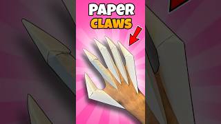 How to Make a Easiest Paper Claws 🤩#shorts