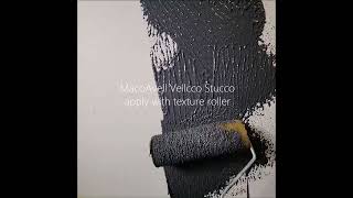 Cement texture wall design with texture roller [MacoAvell Vellcco Stucco]