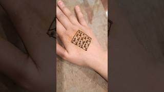 Beautiful checks mehndi design #howtomakemehndidesign #mehndi