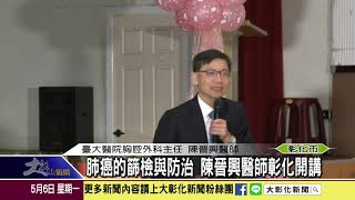1080506 肺癌的篩檢與防治 陳晉興醫師彰化開講