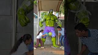 Daddy Solves Hulk Balloon 🎈 Problem ❤️ 😍 🥰 #shorts
