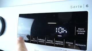 Dryer Bosch Serie 6 WQG233DEPL - Turn OFF Sounds | Activate Quiet Mode