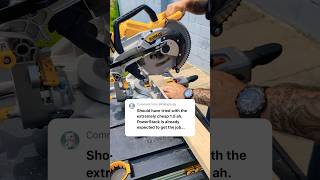 DeWALT XR Miter Saw Makes IMPOSSIBLE Cut!