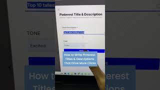 How to Write Pinterest Titles & Descriptions in Just Seconds But Get More Clicks