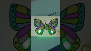 🦋 paper circuit card with LED light