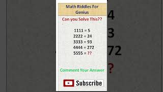 Math riddles#122 #speedmath#logicalreasoning #trending#mathriddlle#mathviral#mathpuzzle#funmath