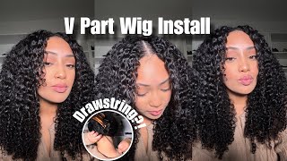 Super Natural Upgraded V Part Wig | Beginner friendly ‼️|FT.Ashimary hair