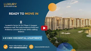 Ambience Caitriona Ultra Luxury Ready to Move Apartments in Gurgaon | Review and Walkthrough Video.