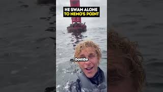He sailed to the farthest point in the ocean