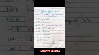 Bsc 3rd semester physics syllabus 2025 | bsc 2nd year 3rd semester physics syllabus | #bscphysics