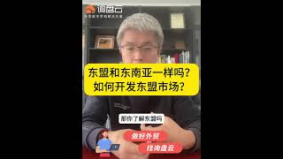 东盟和东南亚一样吗？如何开发东盟市场？#东盟 #东南亚 #外贸