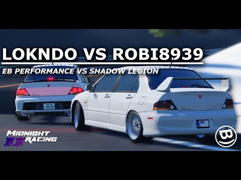 INSANE UPHILL BATTLE! | Midnight Racing: Tokyo | EB Performance VS Shadow Legion