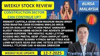 Weekly KLSE BURSA Review - 13-7-2025 💥CONSTRUCTION SECTOR CAN CONTINUE UP?💥99SMART YTLPOWR SUPERMX