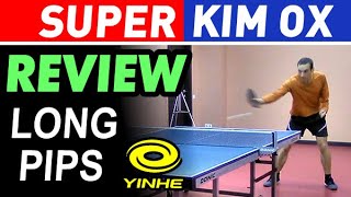 review Yinhe SUPER KIM OX - effective & cheap LONG PIPS by Milkyway, for modern pimples play