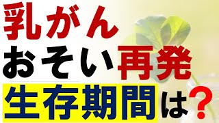 乳がん 遅い再発の生存期間は？10年以降に再発した場合の予後は？