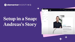 Andreas's Quick Setup with Elementor Hosting