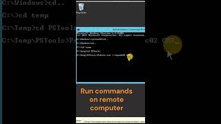 Run commands on remote computer #windows #windowsserver2016#techvideo
