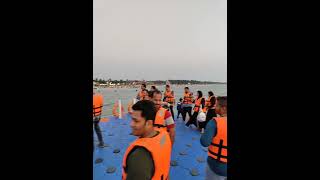 Malpe floating bridge udupi #malpe#udupi #mangalore #shorts #trending #sea #seawalk #floatingbridge