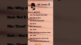 Dad Vs Me 😄😃💓 #shorts #tweet #tweets #newtweet #tweetshorts