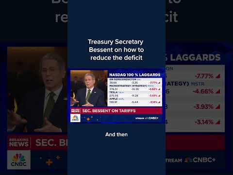 Treasury Secretary Bessent on how to reduce the deficit