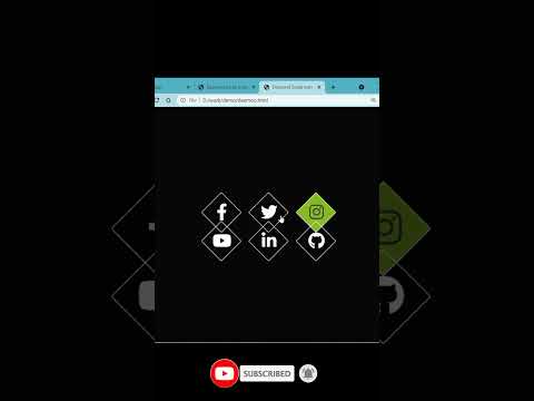 #shorts #codingclasses: Making Diamond shaped Social media icons| Footer social media icons