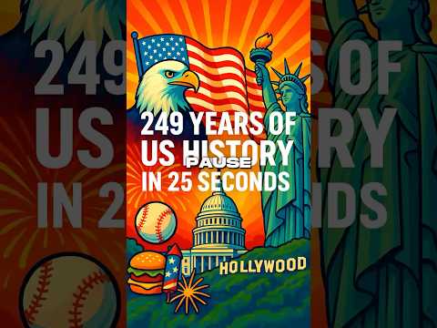 249 years of America — in a 26-second video: great again 🇺🇸