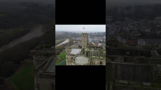 Warkworth Castle.  #castle #medieval #history #drone  #pleasesubscribe #viral #history #reels