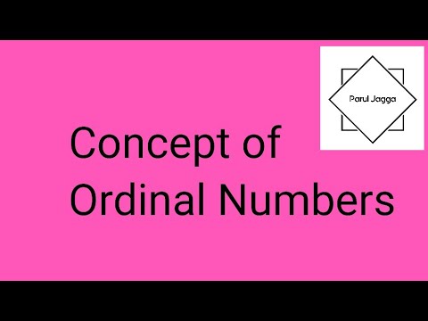 Ordinal numbers | Parul Jagga