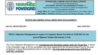 PGCIL SR1 REVISE ANSWER KEY OUT ! Pgcil sr1 answer key after correction ! by KLEEE JE