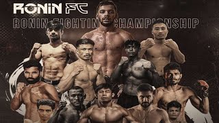 LIVE: Ronin FC  | MMA Fight Night | Live from Bangalore | Mairidin Newmai vs. Prakhar Shubhasung