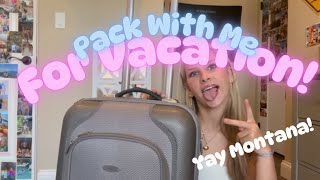 Pack With Me For VACATION!!