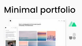Creando un website minimalista en 30 minutos con Nuxt 3 y UnoCSS | Minimal Portfolio #1