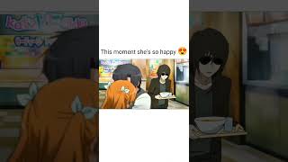 This moment she's so happy 😍 #animelove #anime #animeaddicts #animeedit #animeeart #animegif