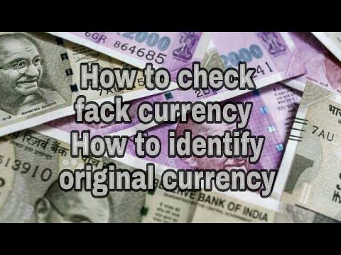 HOW TO CHECK FAKE CURRENCY ||| HOW TO IDENTIFY ORIGINAL CURRENCY✓✓✓