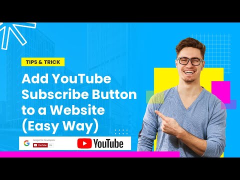 How to Add YouTube Subscribe Button to a Website | Technofy India | YouTube | Suraj Mishra