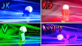 JK  KJ  KuyJuy  V Unlimited Flex Works Comparison in TSB! (Stickman Animation)