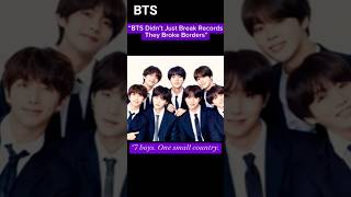 “BTS Didn’t Just Break Records… They Broke Borders”#BTS #BTSARMY #Inspiration #Global #KpopPower