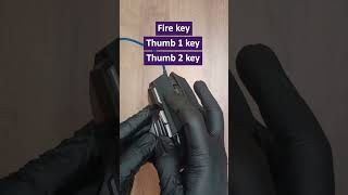 Ambrane Trone Wired Gaming Mouse 7 pre programmed buttons🤩❤️😱 #shorts #viralshorts #asmr